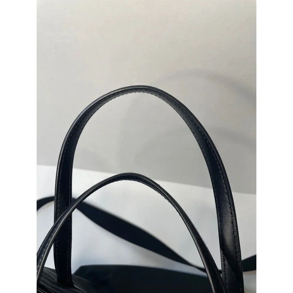 Kate Spade Chelsea Satchel Women Small Black Excellent Nylon Crossbody Bag